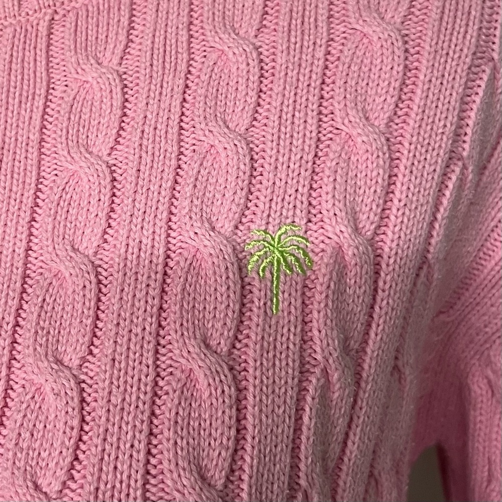 COPY - Lily Pulitzer cable knit sweater - Picture 4 of 5